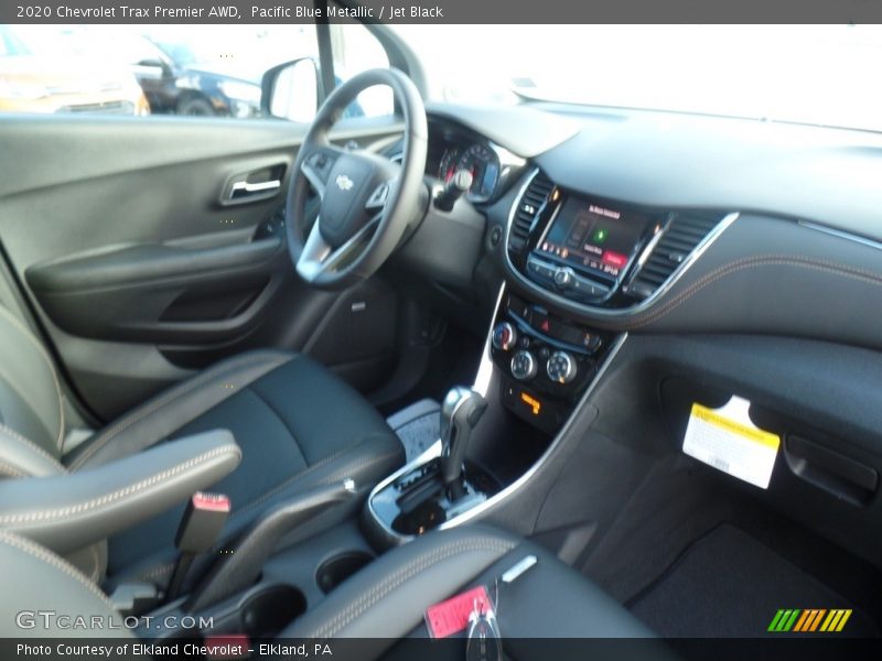 Pacific Blue Metallic / Jet Black 2020 Chevrolet Trax Premier AWD