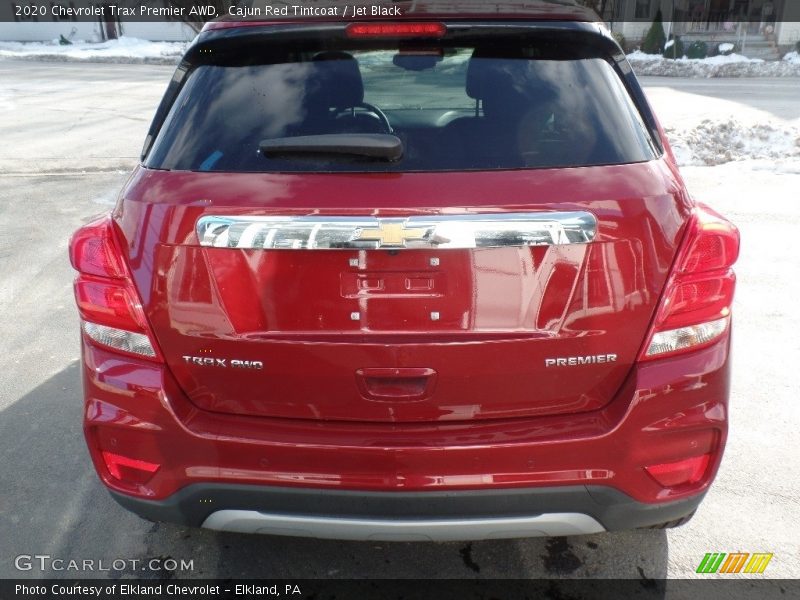 Cajun Red Tintcoat / Jet Black 2020 Chevrolet Trax Premier AWD