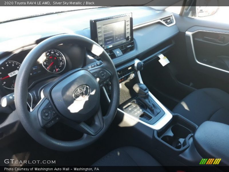 Silver Sky Metallic / Black 2020 Toyota RAV4 LE AWD