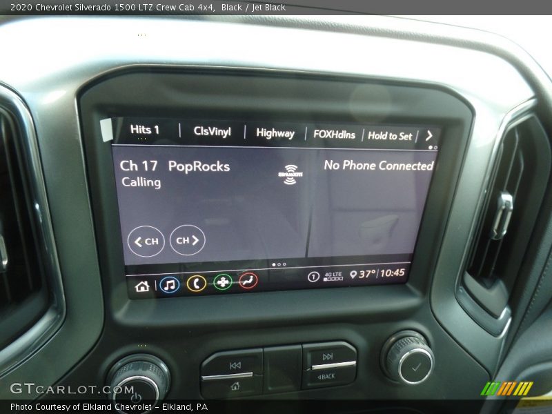 Black / Jet Black 2020 Chevrolet Silverado 1500 LTZ Crew Cab 4x4