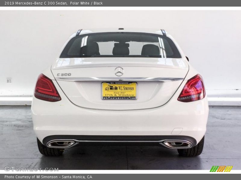 Polar White / Black 2019 Mercedes-Benz C 300 Sedan
