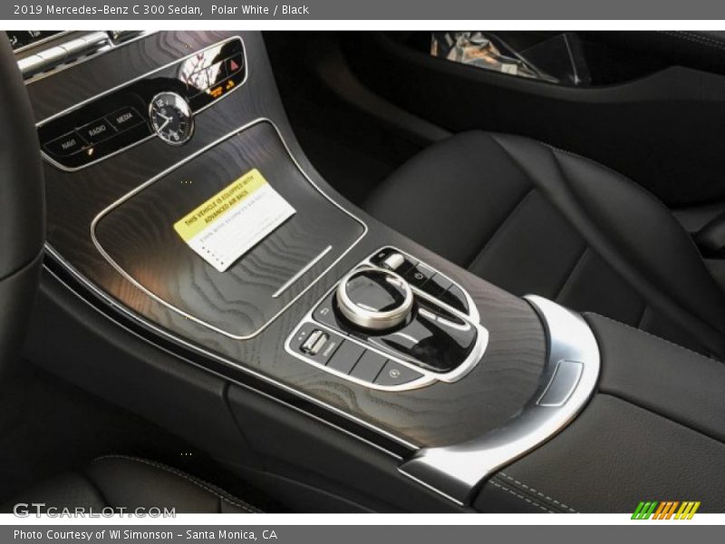 Polar White / Black 2019 Mercedes-Benz C 300 Sedan