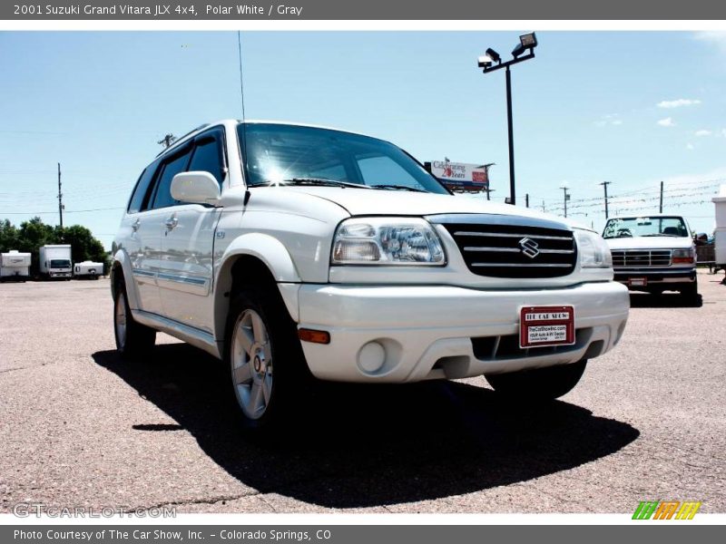 Polar White / Gray 2001 Suzuki Grand Vitara JLX 4x4