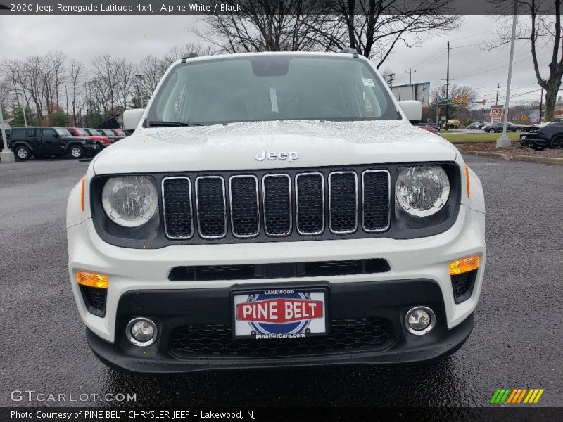 Alpine White / Black 2020 Jeep Renegade Latitude 4x4