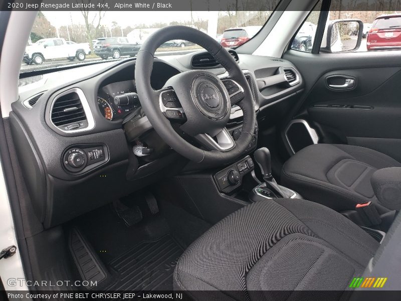 Alpine White / Black 2020 Jeep Renegade Latitude 4x4