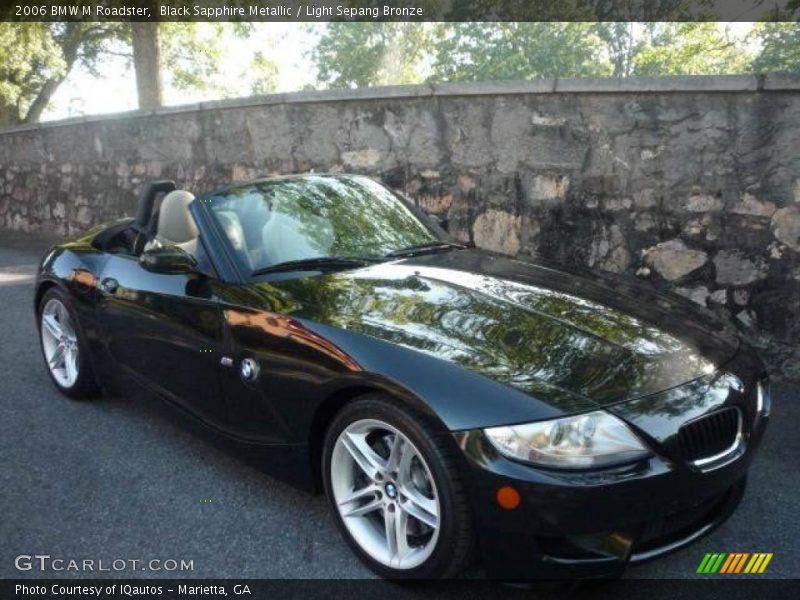 Black Sapphire Metallic / Light Sepang Bronze 2006 BMW M Roadster
