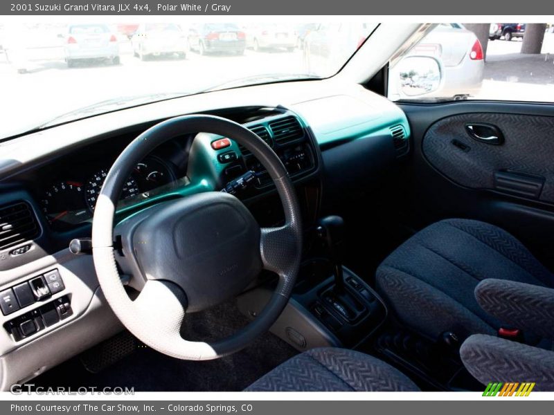 Polar White / Gray 2001 Suzuki Grand Vitara JLX 4x4