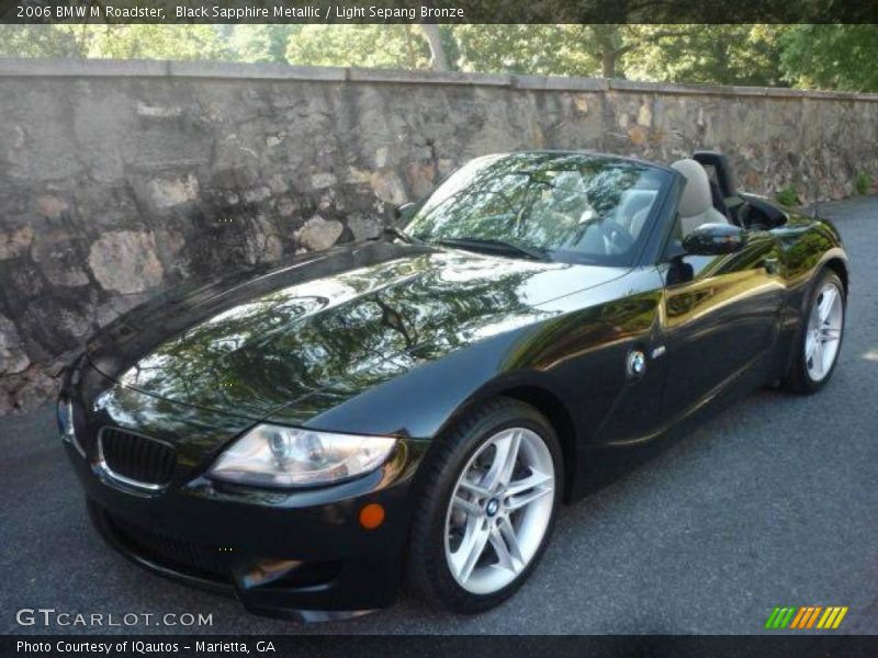 Black Sapphire Metallic / Light Sepang Bronze 2006 BMW M Roadster