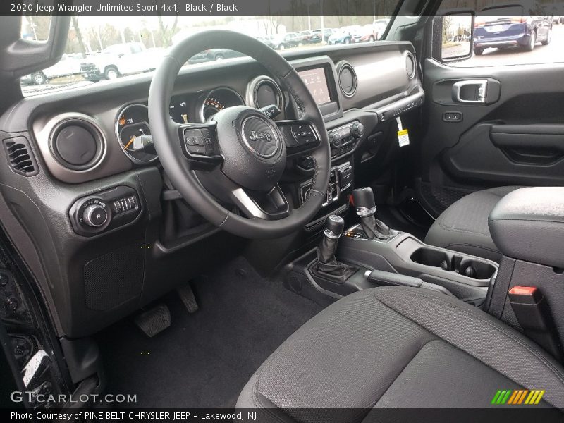 Black / Black 2020 Jeep Wrangler Unlimited Sport 4x4
