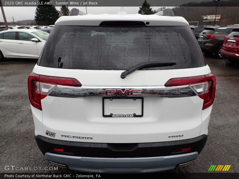 Summit White / Jet Black 2020 GMC Acadia SLE AWD