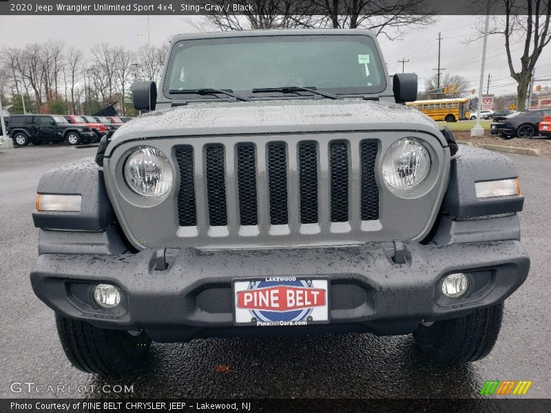 Sting-Gray / Black 2020 Jeep Wrangler Unlimited Sport 4x4