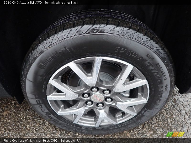 Summit White / Jet Black 2020 GMC Acadia SLE AWD
