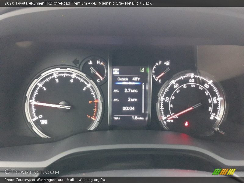 Magnetic Gray Metallic / Black 2020 Toyota 4Runner TRD Off-Road Premium 4x4