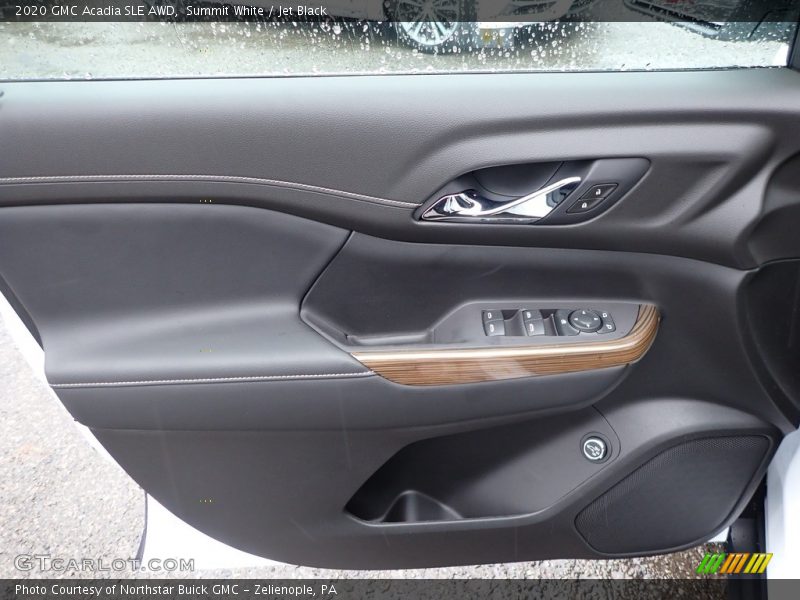Summit White / Jet Black 2020 GMC Acadia SLE AWD