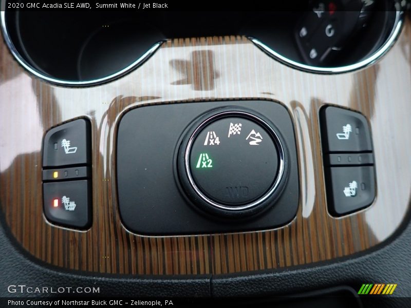 Summit White / Jet Black 2020 GMC Acadia SLE AWD