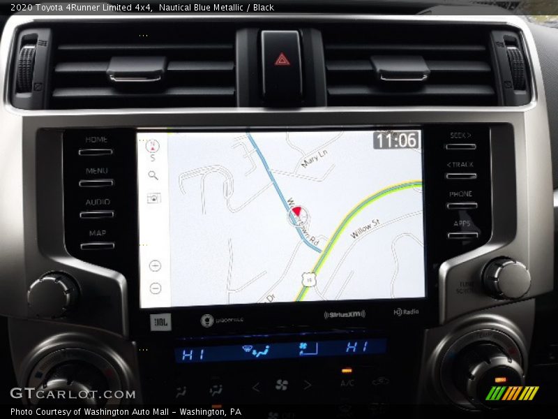 Navigation of 2020 4Runner Limited 4x4