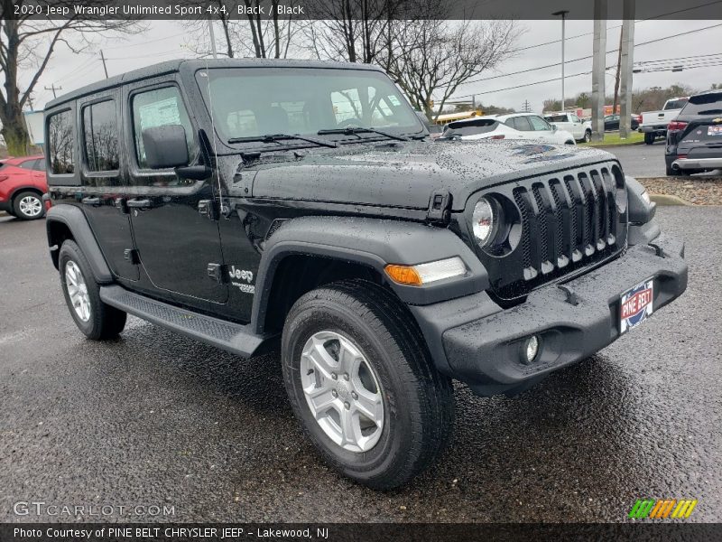 Black / Black 2020 Jeep Wrangler Unlimited Sport 4x4