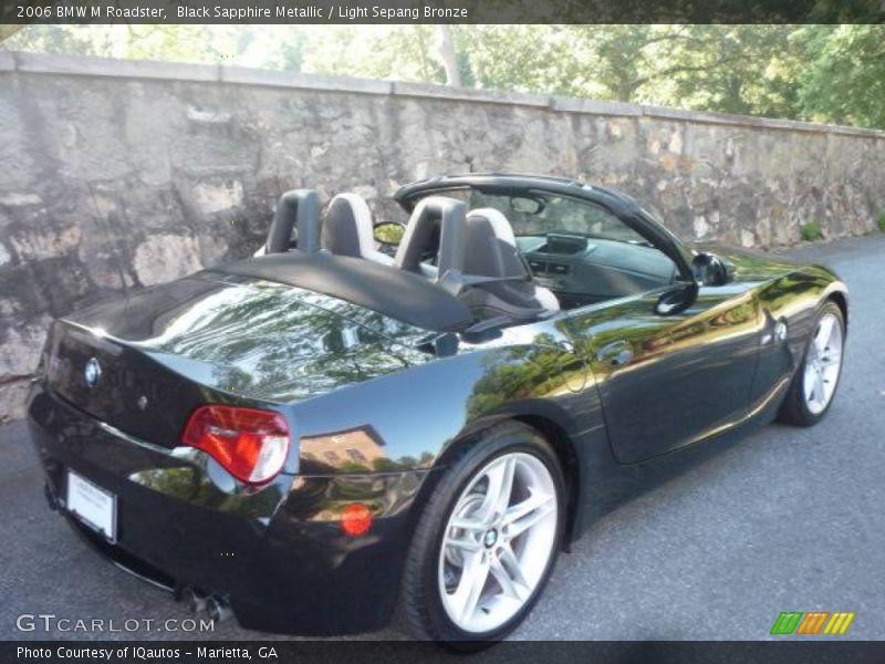 Black Sapphire Metallic / Light Sepang Bronze 2006 BMW M Roadster