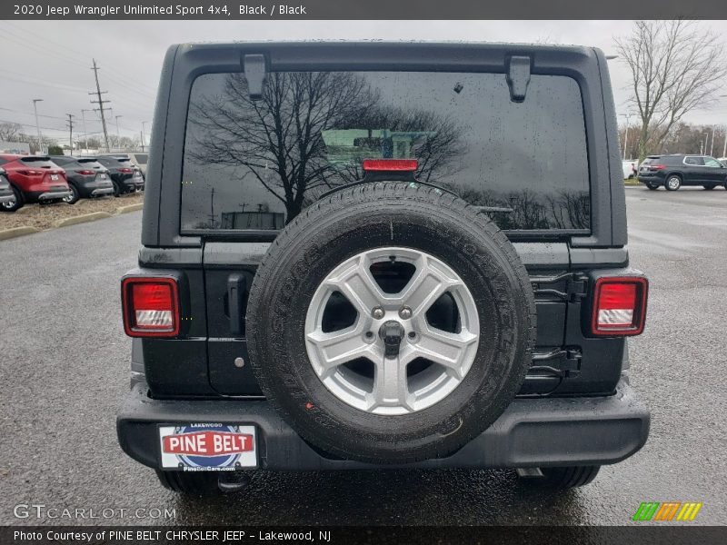 Black / Black 2020 Jeep Wrangler Unlimited Sport 4x4