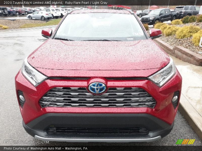  2020 RAV4 Limited AWD Hybrid Ruby Flare Pearl