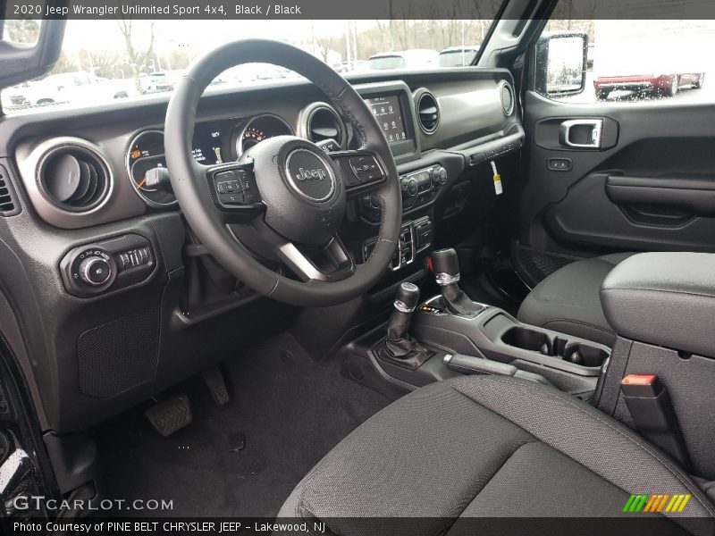Black / Black 2020 Jeep Wrangler Unlimited Sport 4x4