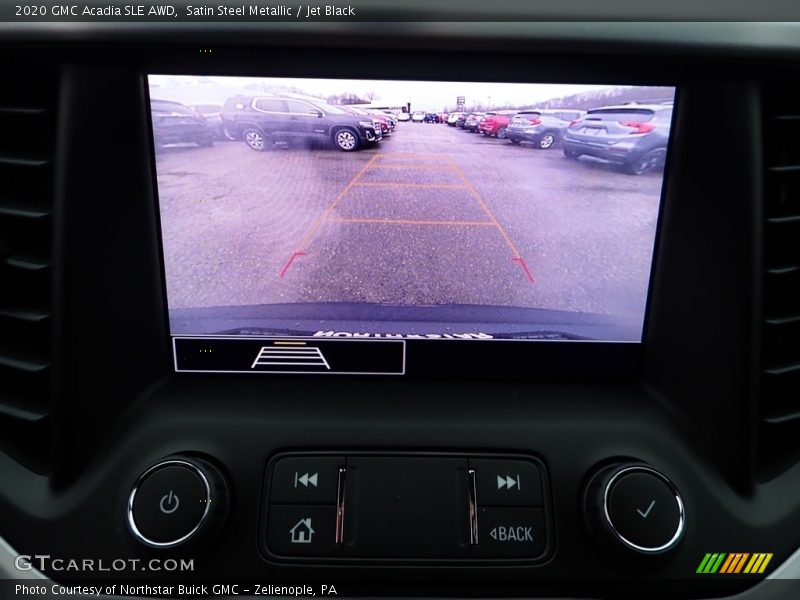 Satin Steel Metallic / Jet Black 2020 GMC Acadia SLE AWD