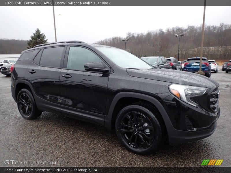 Ebony Twilight Metallic / Jet Black 2020 GMC Terrain SLE AWD