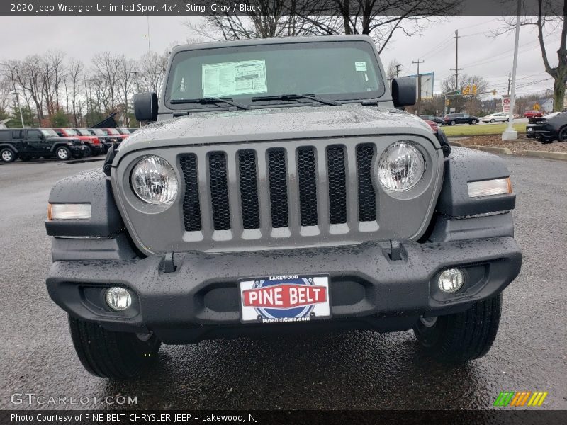Sting-Gray / Black 2020 Jeep Wrangler Unlimited Sport 4x4