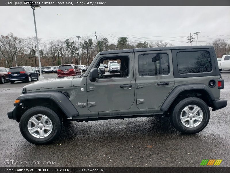 Sting-Gray / Black 2020 Jeep Wrangler Unlimited Sport 4x4