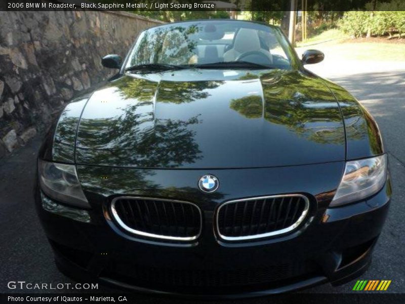 Black Sapphire Metallic / Light Sepang Bronze 2006 BMW M Roadster