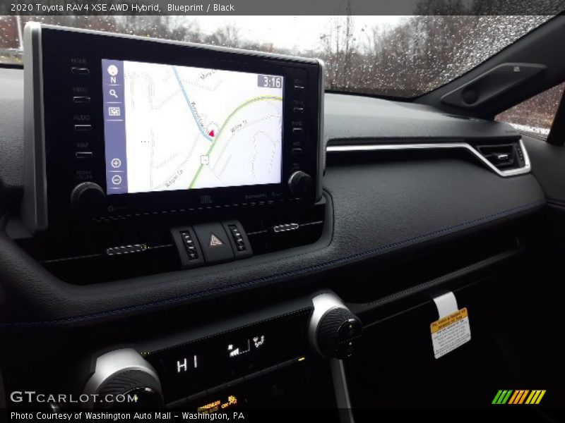Blueprint / Black 2020 Toyota RAV4 XSE AWD Hybrid