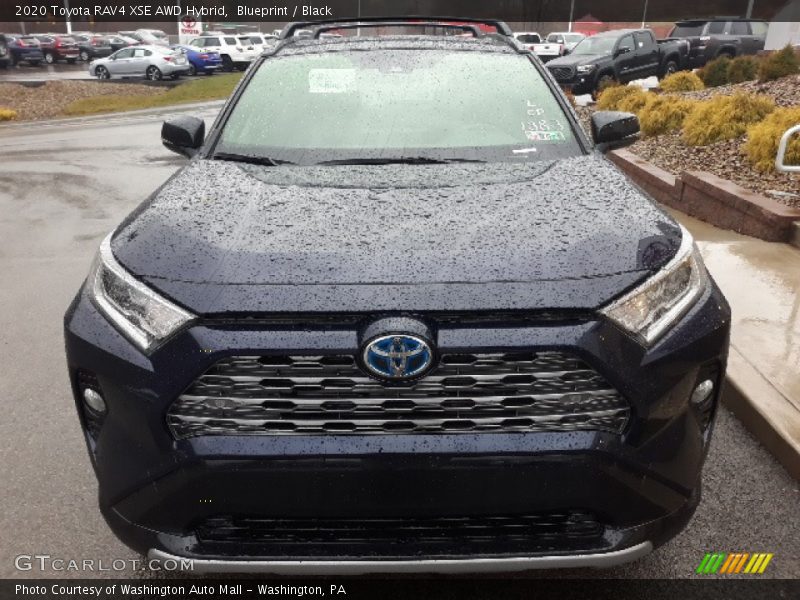Blueprint / Black 2020 Toyota RAV4 XSE AWD Hybrid