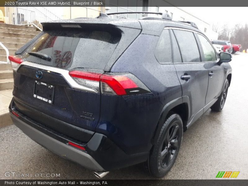 Blueprint / Black 2020 Toyota RAV4 XSE AWD Hybrid