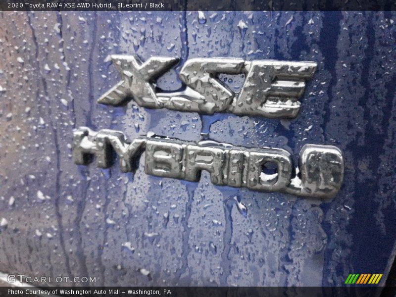 Blueprint / Black 2020 Toyota RAV4 XSE AWD Hybrid