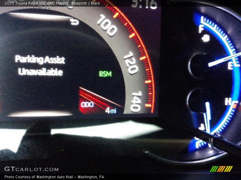 Blueprint / Black 2020 Toyota RAV4 XSE AWD Hybrid