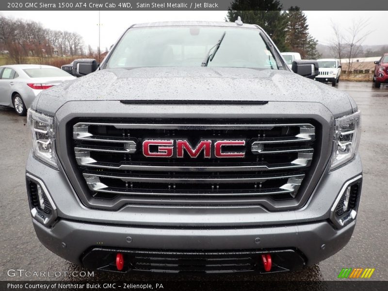 Satin Steel Metallic / Jet Black 2020 GMC Sierra 1500 AT4 Crew Cab 4WD