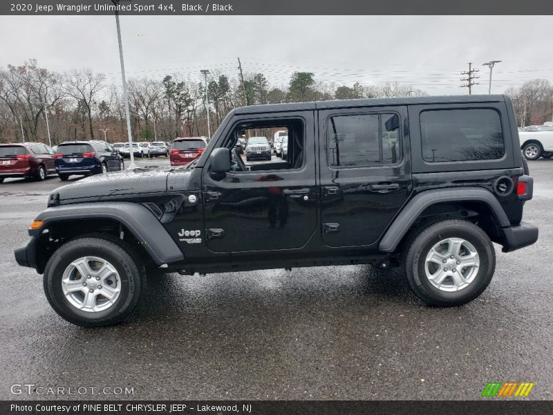 Black / Black 2020 Jeep Wrangler Unlimited Sport 4x4