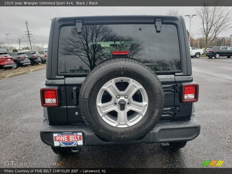 Black / Black 2020 Jeep Wrangler Unlimited Sport 4x4