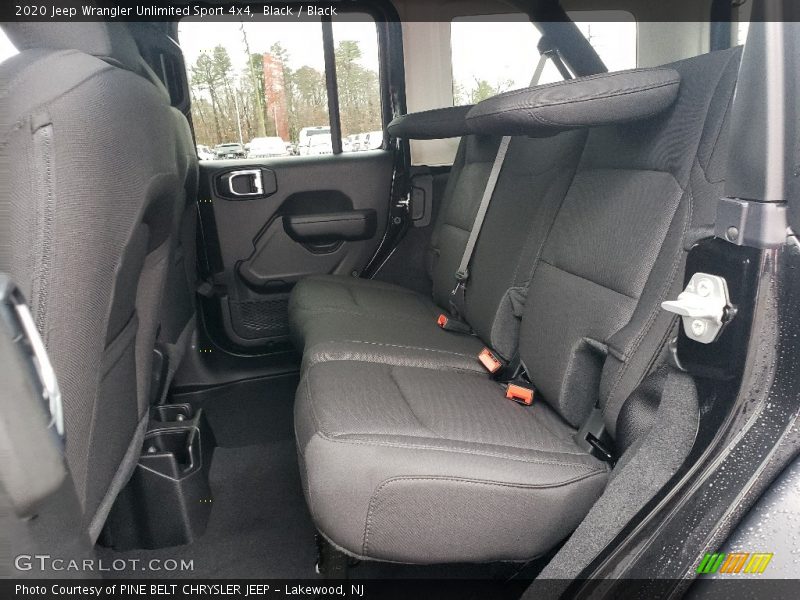 Rear Seat of 2020 Wrangler Unlimited Sport 4x4