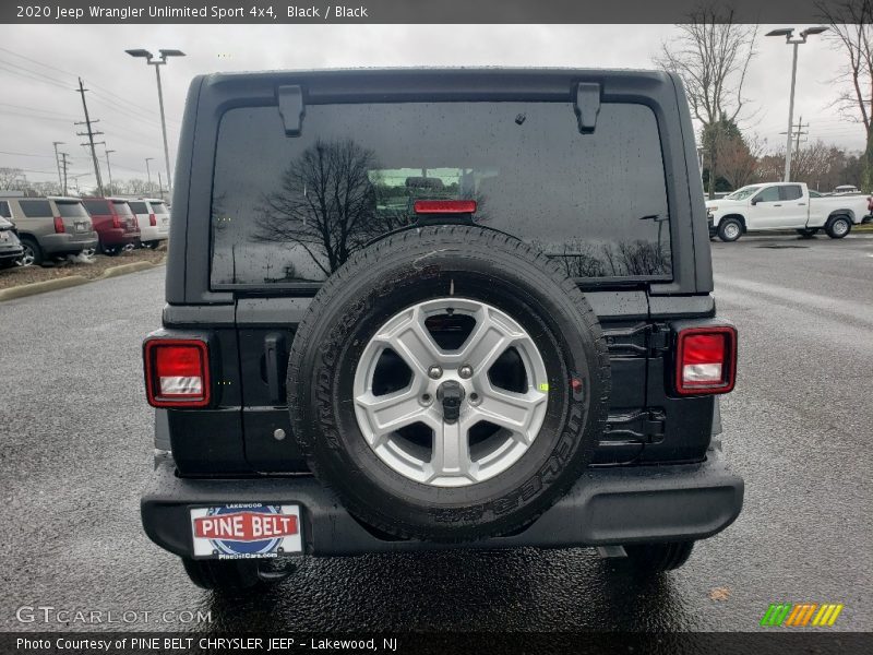 Black / Black 2020 Jeep Wrangler Unlimited Sport 4x4