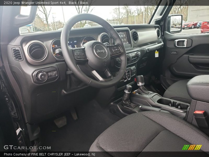 Black / Black 2020 Jeep Wrangler Unlimited Sport 4x4