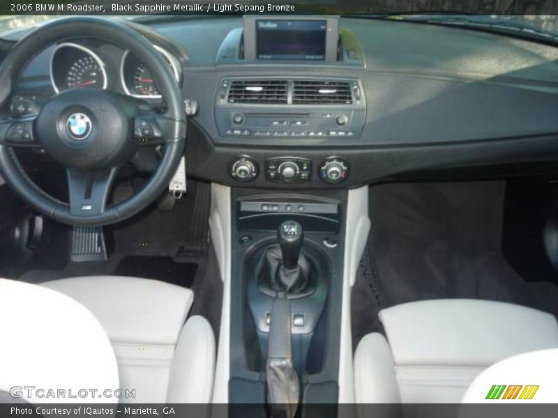 Black Sapphire Metallic / Light Sepang Bronze 2006 BMW M Roadster