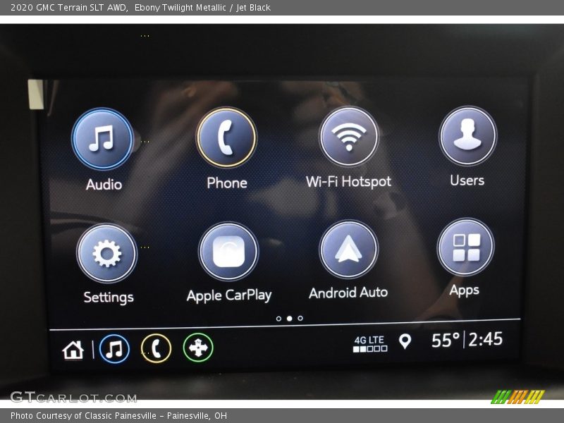 Ebony Twilight Metallic / Jet Black 2020 GMC Terrain SLT AWD