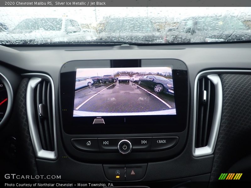 Silver Ice Metallic / Jet Black 2020 Chevrolet Malibu RS