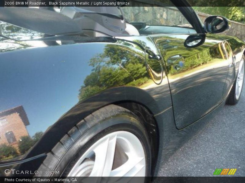 Black Sapphire Metallic / Light Sepang Bronze 2006 BMW M Roadster