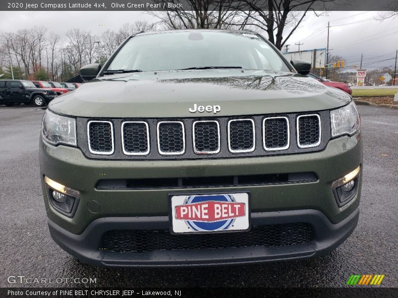 Olive Green Pearl / Black 2020 Jeep Compass Latitude 4x4