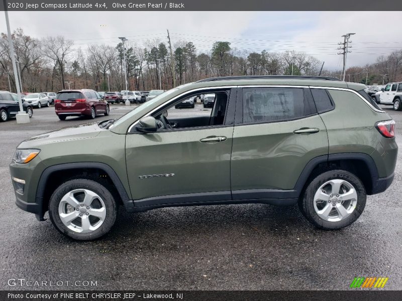 Olive Green Pearl / Black 2020 Jeep Compass Latitude 4x4