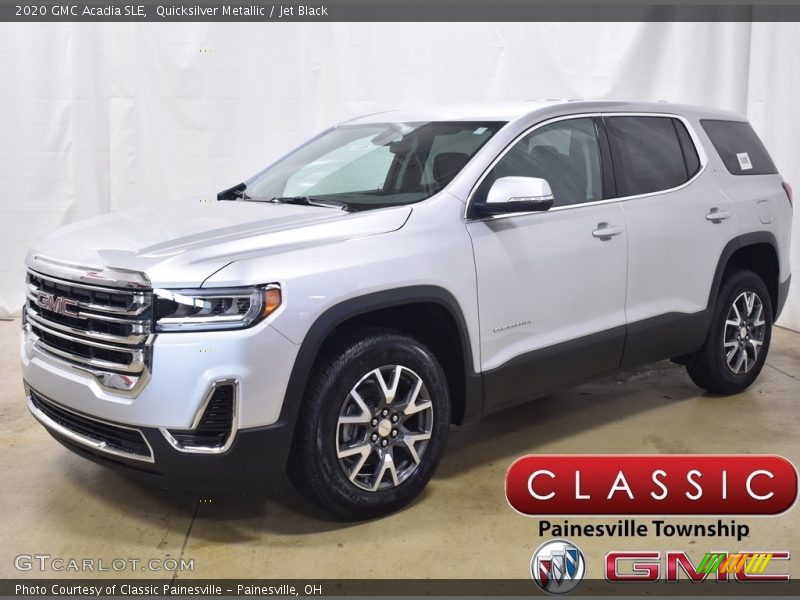 Quicksilver Metallic / Jet Black 2020 GMC Acadia SLE