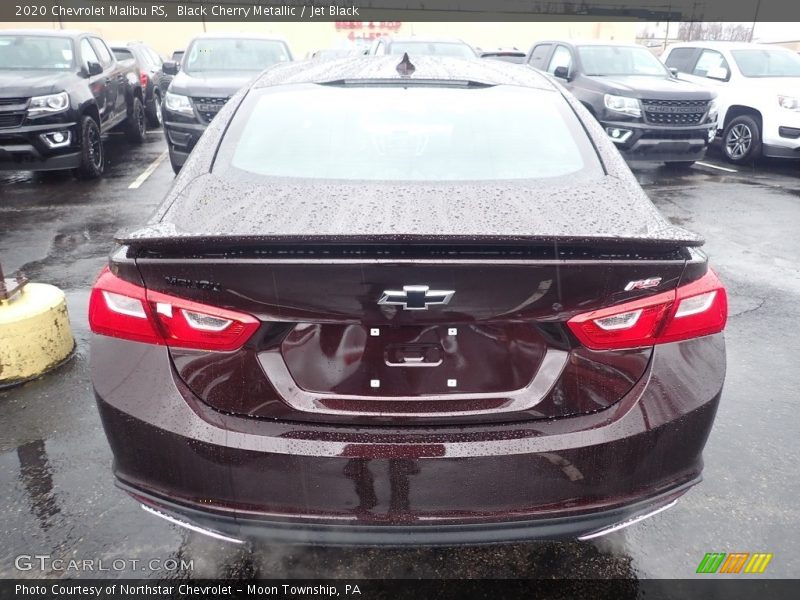 Black Cherry Metallic / Jet Black 2020 Chevrolet Malibu RS