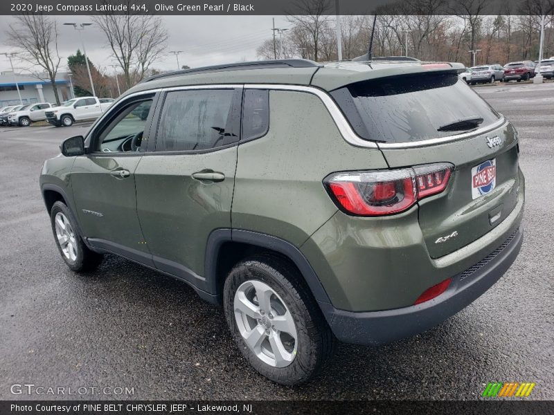 Olive Green Pearl / Black 2020 Jeep Compass Latitude 4x4